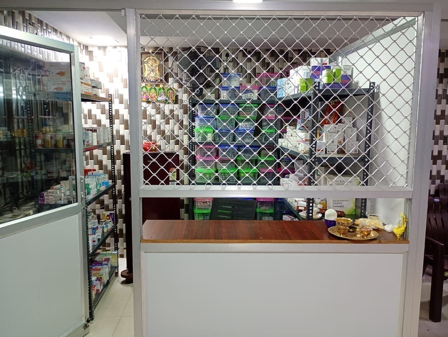In-house pharmacy at A&A Speciality Clinic